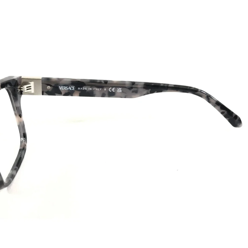 Versace Eyeglasses Frames MOD.3380 5546 Tortoise Rectangle Full Rim 56-17-145